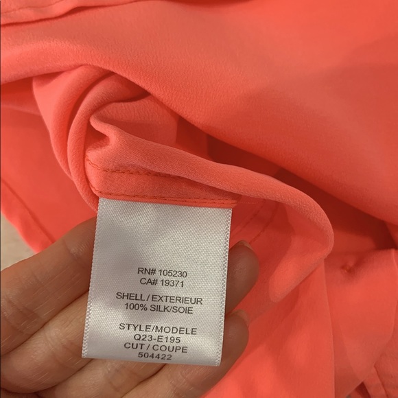 100% Silk Equipment Blouse Medium Women NEW - Picture 5 of 8